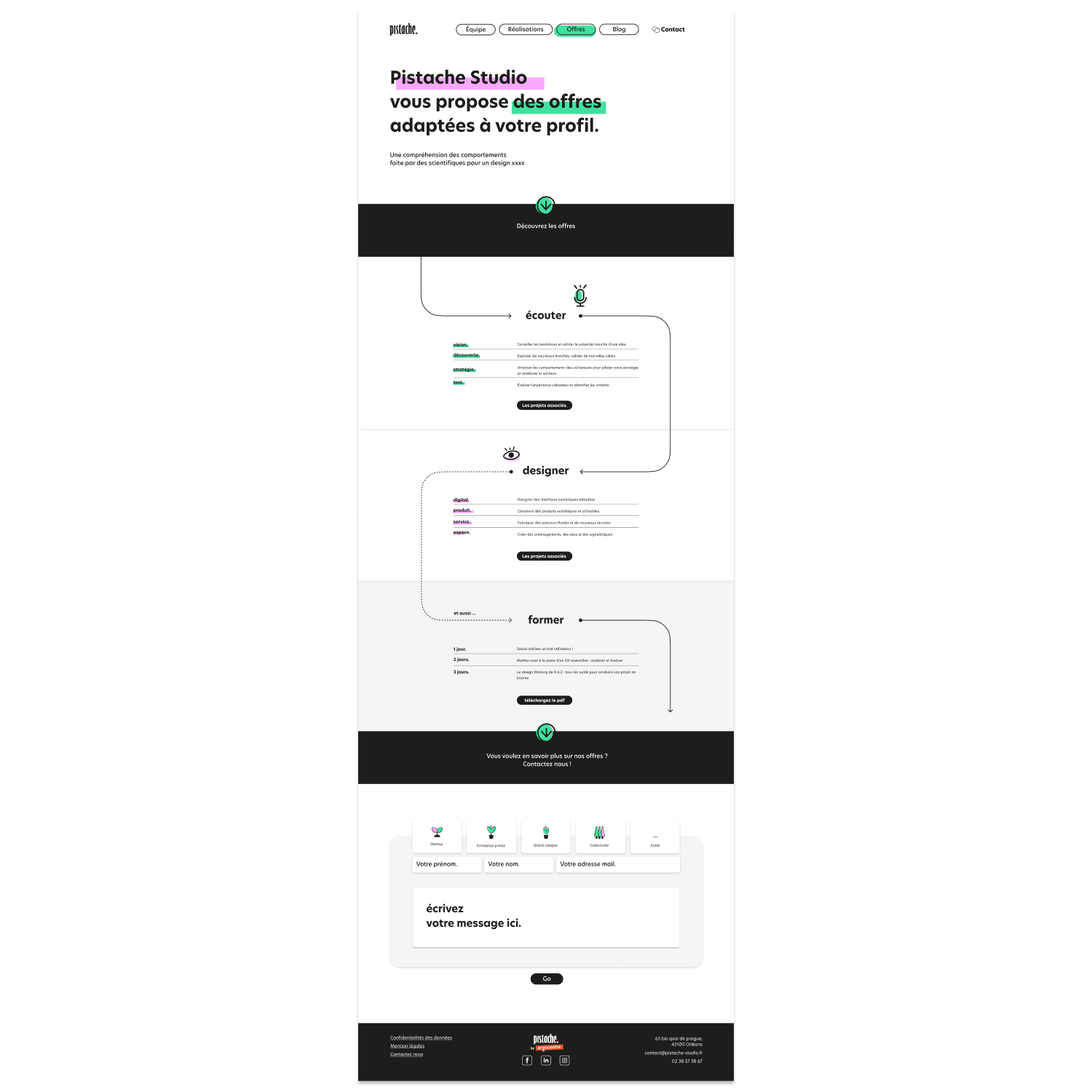 Nos conseils pour bien maîtriser la conception d'interfaces digitales et leurs utilisations Pistache design UX UI france 